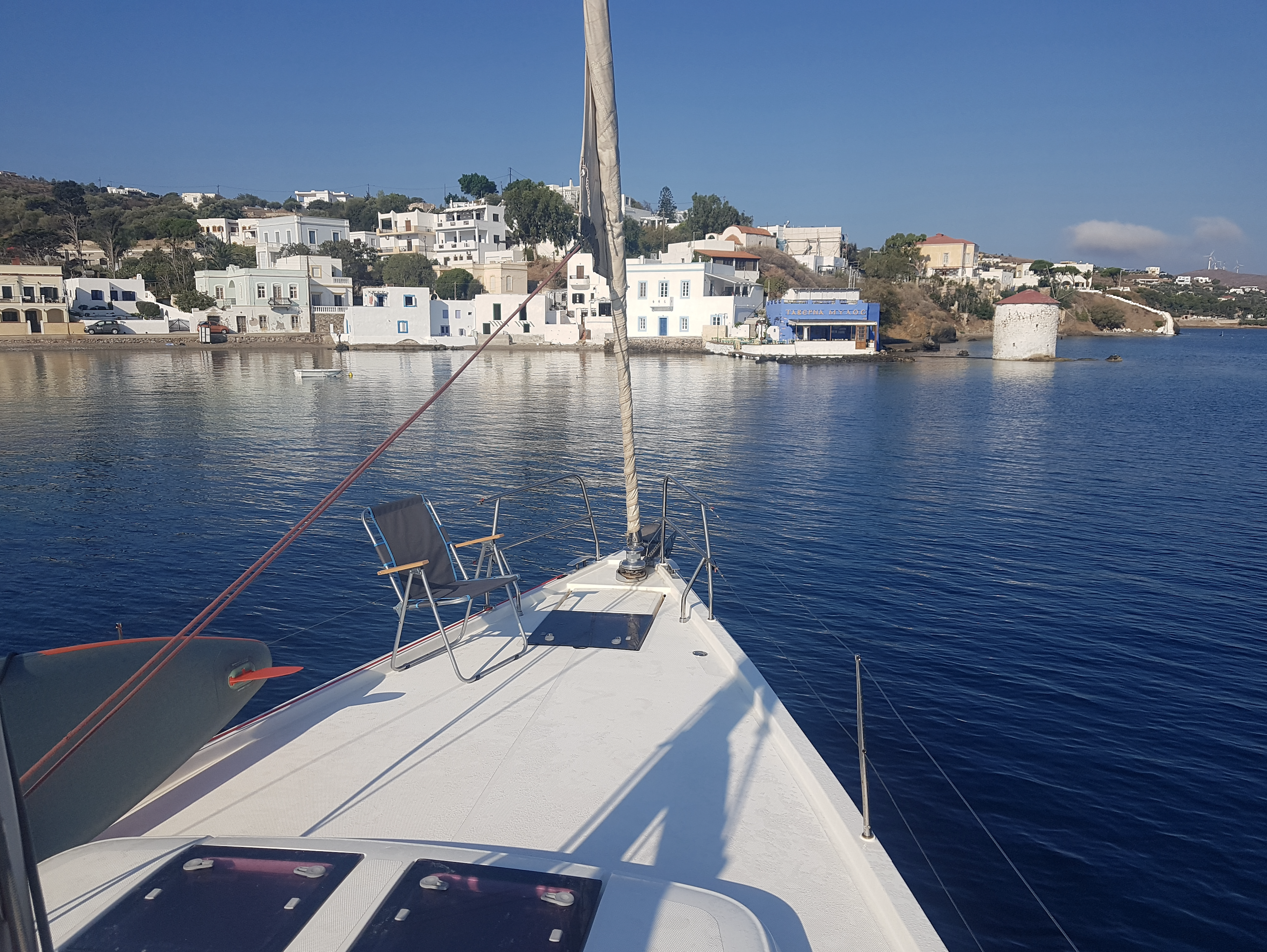 Milos Restaurant in Leros is one of the best.